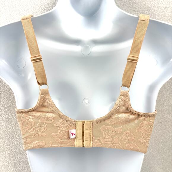 WACOAL Awareness Full Figure Seamless Wire Free Bra 34DDD 85276 Sand Nude Beige - Picture 2 of 16